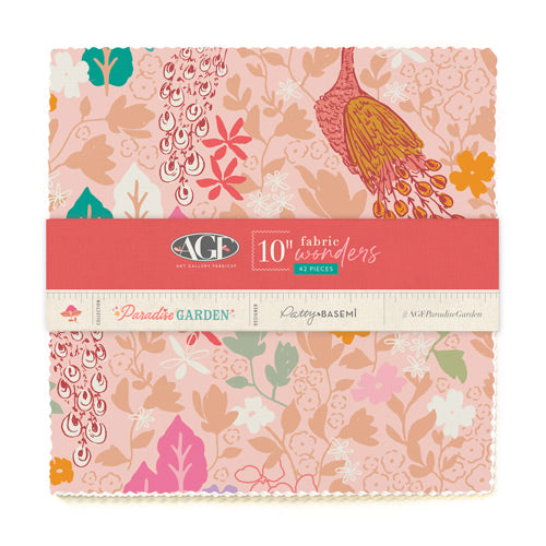 Paradise Garden by Patty Basemi 10" Squares