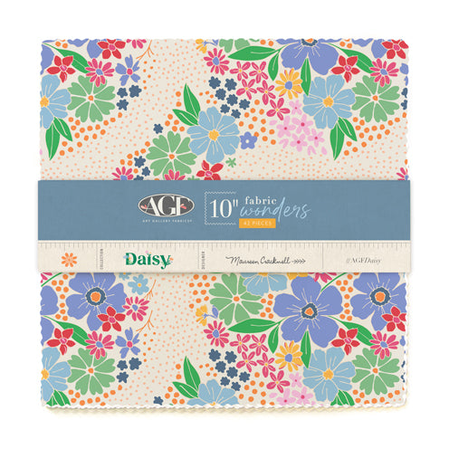 Floral fabric pack with AGF branding on a white background