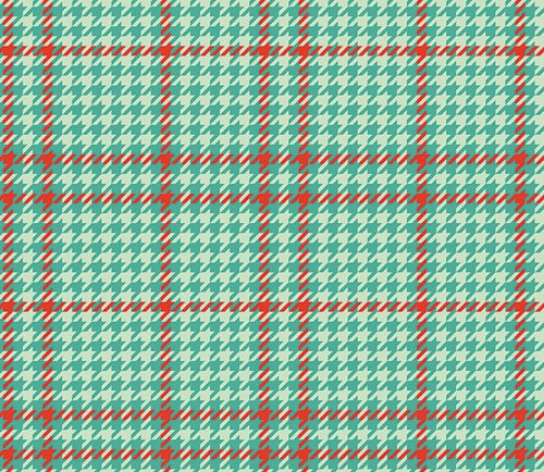 Holiday Check Red and Green Plaid abric