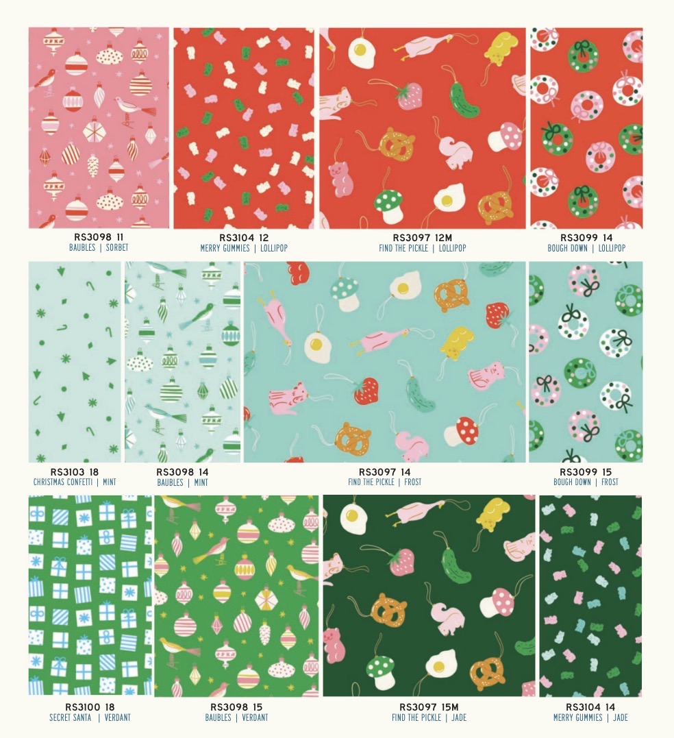 Collection of colorful patterned tiles in various colors and designs.