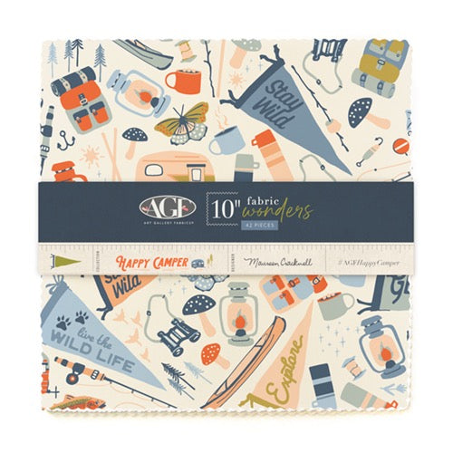 Happy Camper - 10 Inch Squares