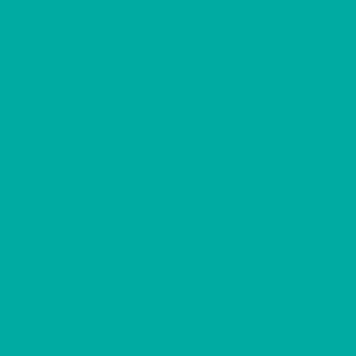 A solid teal-colored fabric swatch