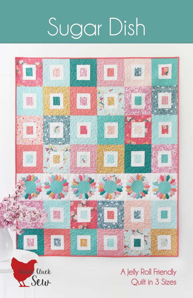 Sugar Dish Quilt Pattern (Paper) by Cluck Cluck Sews