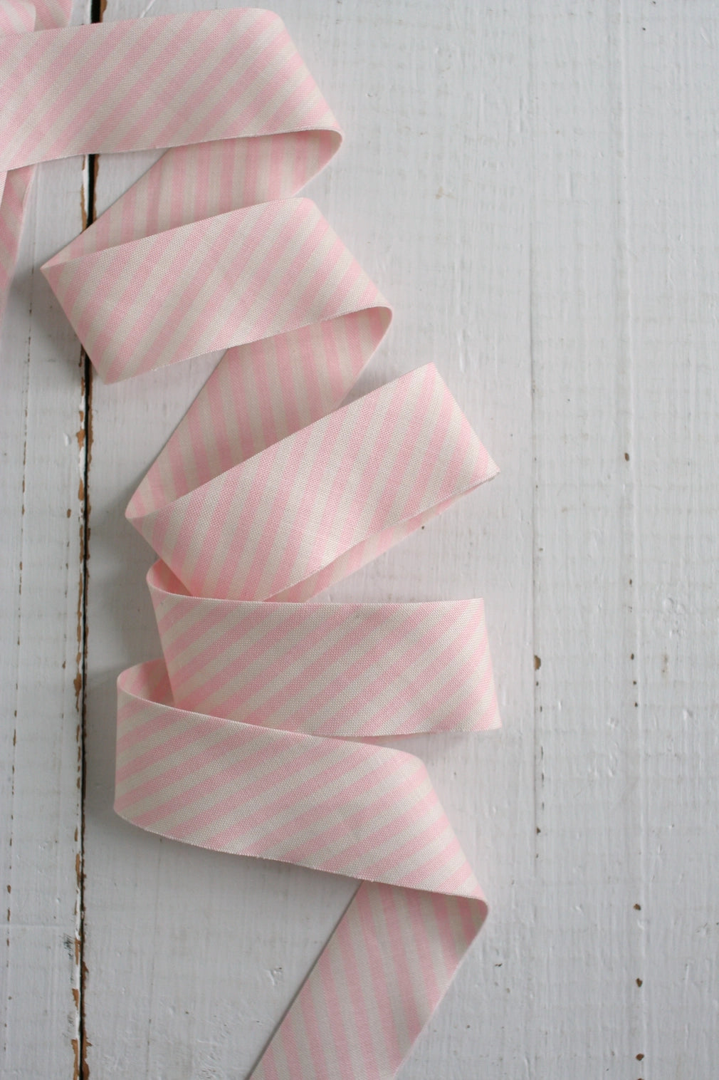 Dogwood Pink Stripe Bias Tape