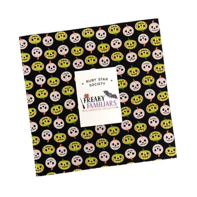 Freaky Familiars layer cake bar Ruby Star Society. Halloween themed prints
