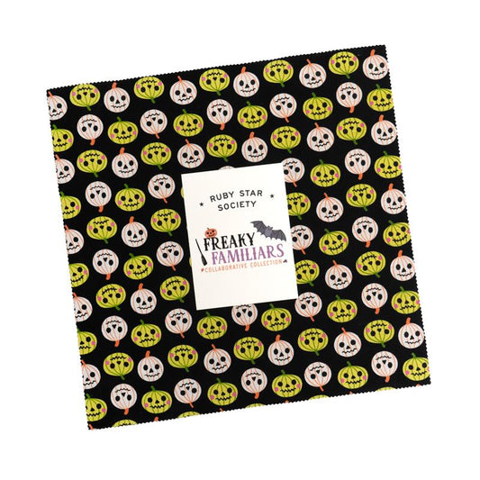 Freaky Familiars layer cake bar Ruby Star Society. Halloween themed prints